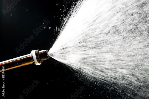 water spray from a watering can