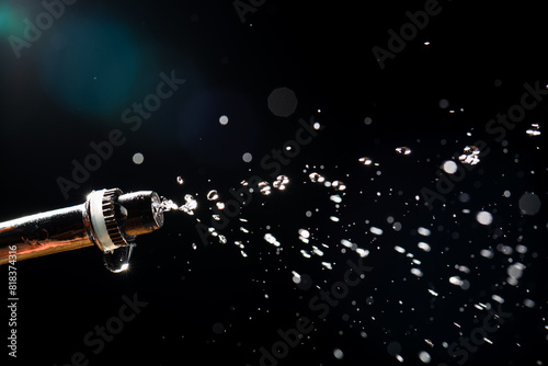 water spray from a watering can