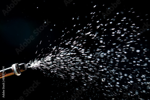 water spray from a watering can