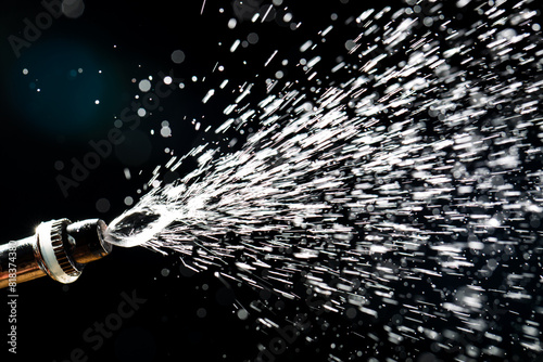 water spray from a watering can