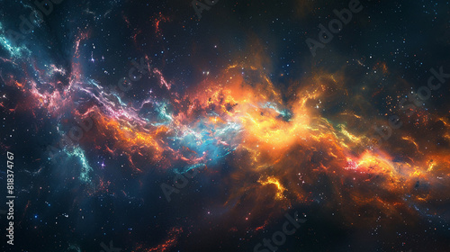 Radiant Cosmic Tapestry Capturing the Stunning Beauty and Power of a Stellar Explosion in Mesmerizing Detail