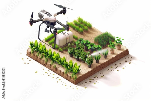 Aerial monitoring in farming landscapes highlights the use of drone technology for crop care in digital farming environments