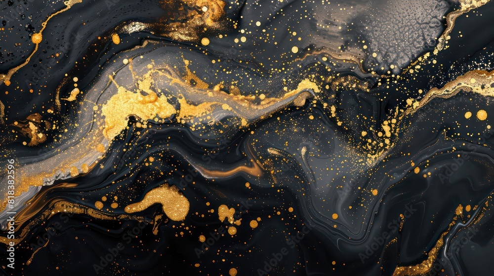 Gold abstract black marble background art paint pattern ink texture watercolor white fluid wall. Abstract liquid gold design Gold abstract black marble background art paint pattern ink texture watercolor white fluid wall. Abstract liquid gold design