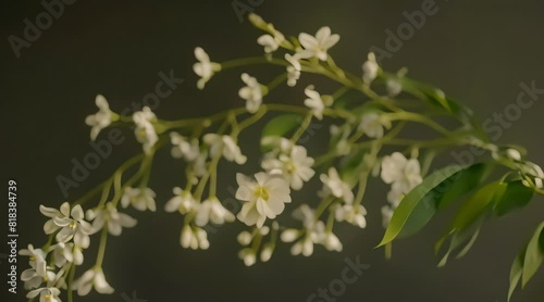 Russelia equisetiformis flower. 4k video photo