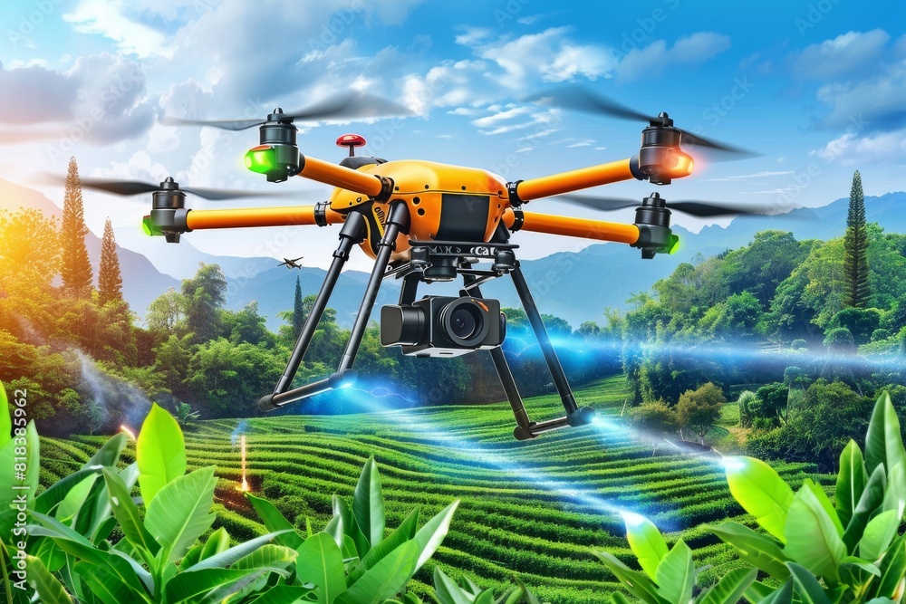 Field operations in desert agriculture utilize playful drones for smart, sustainable farming, enhancing wine production techniques Field operations in desert agriculture utilize playful drones for smart, sustainable farming, enhancing wine production techniques