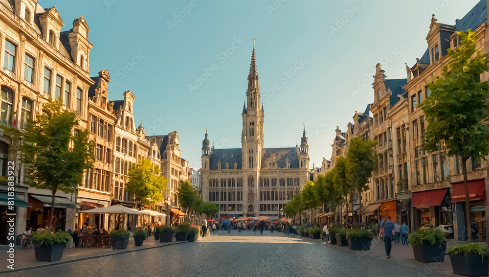 Fototapeta premium Beautiful Brussels Belgium