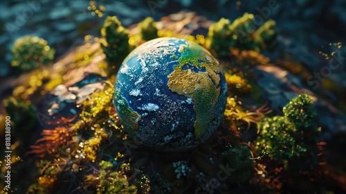 Global Harmony: Earth as a Symbol of Unity and Prosperity