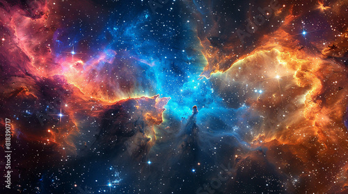 Stars Nebula in Space Capturing the Awe-Inspiring Beauty of the Cosmos in Stunning Detail