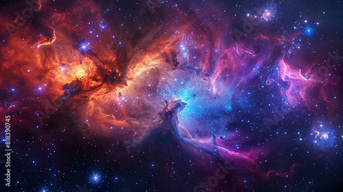 Stars Nebula in Space Capturing the Awe-Inspiring Beauty of the Cosmos in Stunning Detail