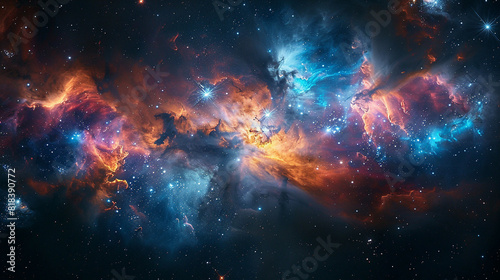 Stars Nebula in Space Capturing the Awe-Inspiring Beauty of the Cosmos in Stunning Detail