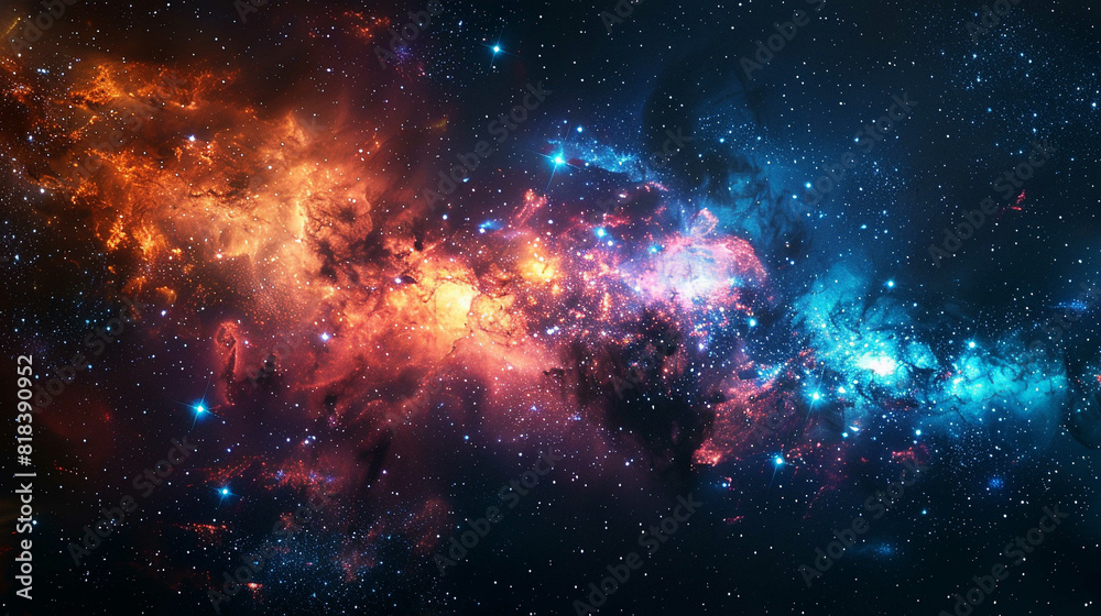 Stars Nebula in Space Capturing the Awe-Inspiring Beauty of the Cosmos in Stunning Detail