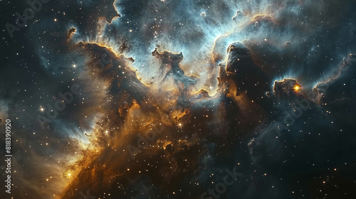 Stars Nebula in Space Capturing the Awe-Inspiring Beauty of the Cosmos in Stunning Detail