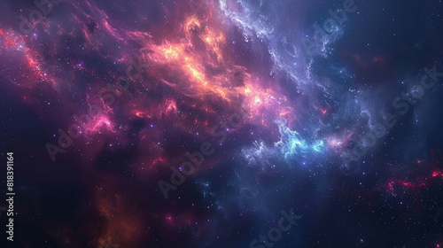 Universe with Stars  Constellations  and Galaxies Capturing the Vast and Stunning Beauty of the Cosmos