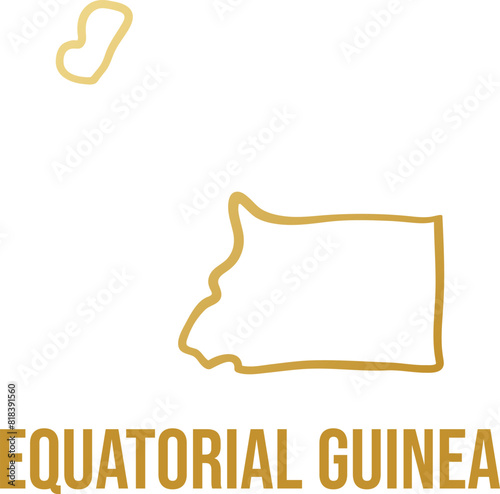 Equatorial Guinea simple gradient map