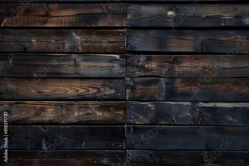 Abstract dark wood background  wooden wall texture with old paneling for interior design and backdrop decoration
