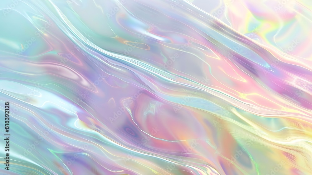 Abstract iridescent wavy texture in pastel colors. Abstract iridescent wavy texture in pastel colors.