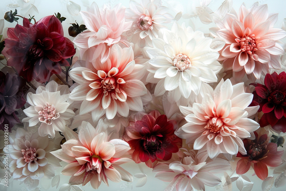 An arrangement of elegant orchid blossoms