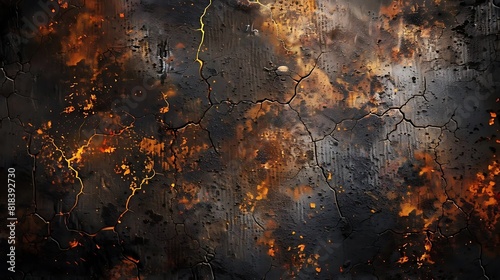 Grunge texture. Dark rough distressed background. © SprintZz