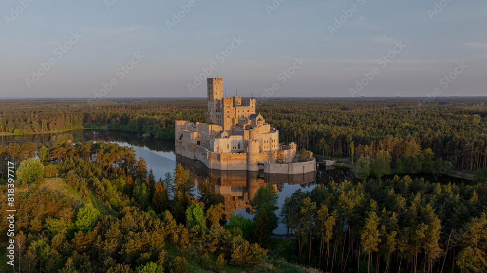 Fototapeta premium Zamek we wsi Stobnica, wielkopolska