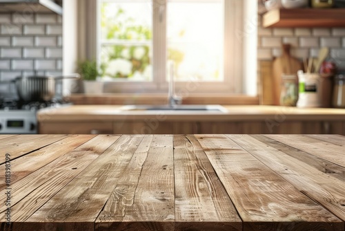 A kitchen with a wooden countertop and a sink