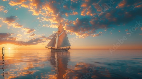sailboat on the sea photo