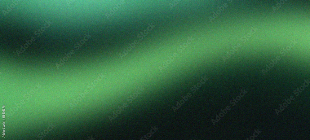 Obraz premium Forest green and moss green abstract Gradient Wave on Textured Background