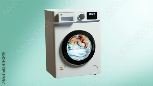 Washing machine animation