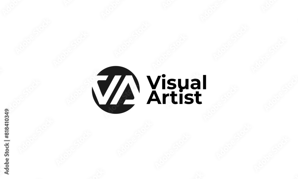 Visual Art Logo Design Visual Art Logo Design