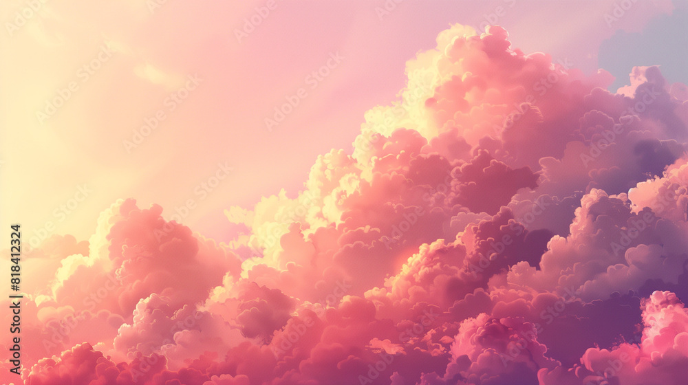 Pink Clouds Filling the Sky Pink Clouds Filling the Sky