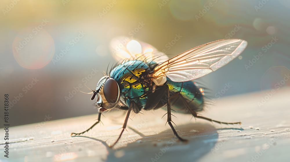 Macro shoot of green fly Macro shoot of green fly