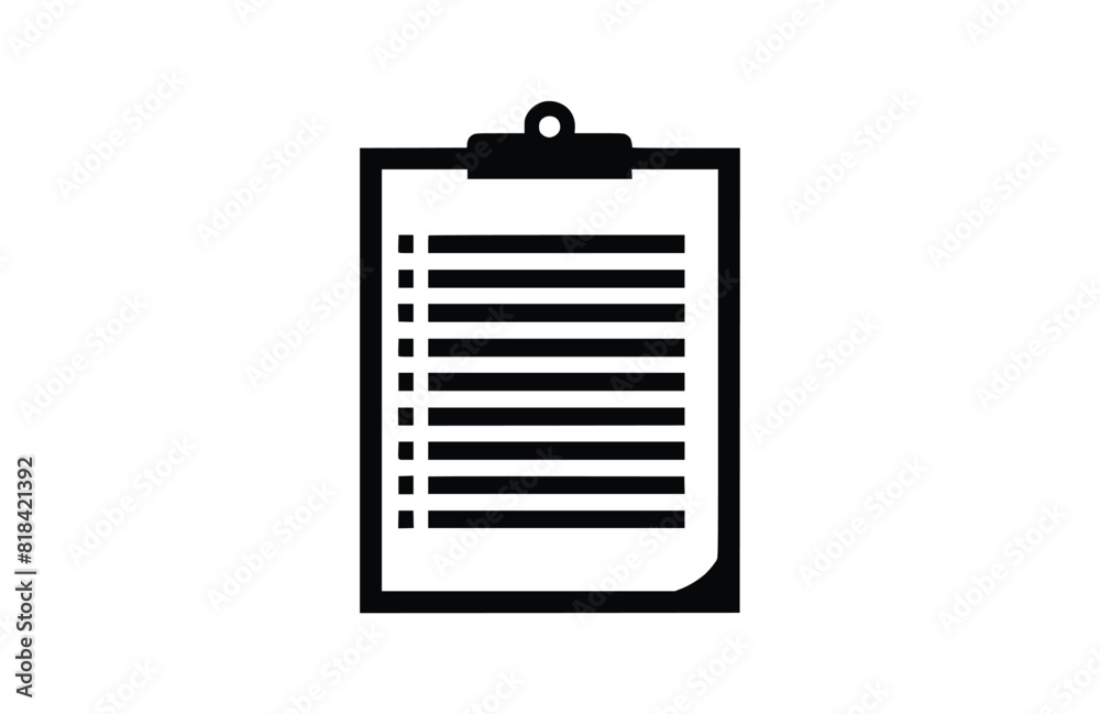 sheet icon flat vector illustration. sheet icon flat vector illustration.