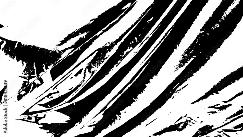 5-98. Black Plastic Bag Texture Background - Illustration.