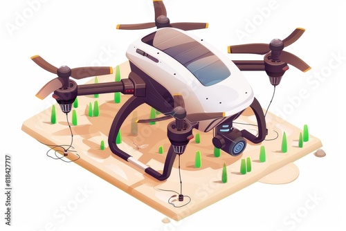 Business drones drive agricultural expansion with wireless technologies, enhancing farm planning and precision spraying for soil health
