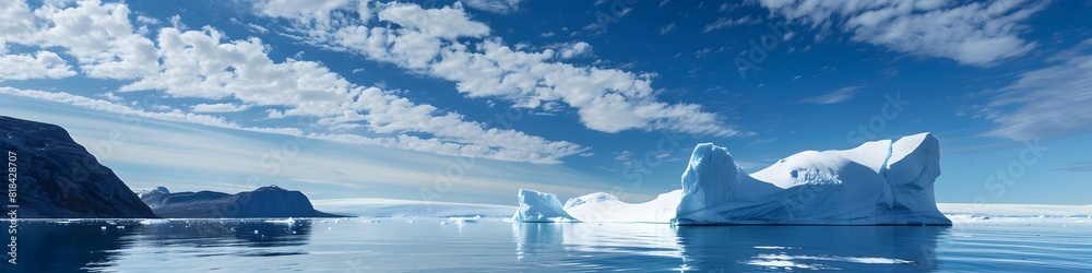 Iceberg - Hidden Danger And Global Warming Concept Iceberg - Hidden Danger And Global Warming Concept