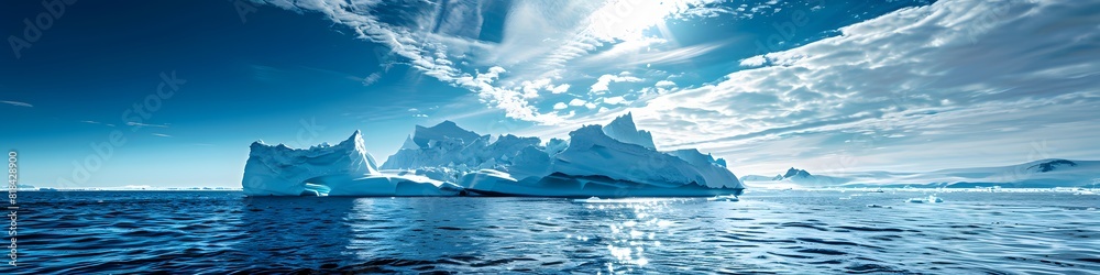 Iceberg - Hidden Danger And Global Warming Concept Iceberg - Hidden Danger And Global Warming Concept