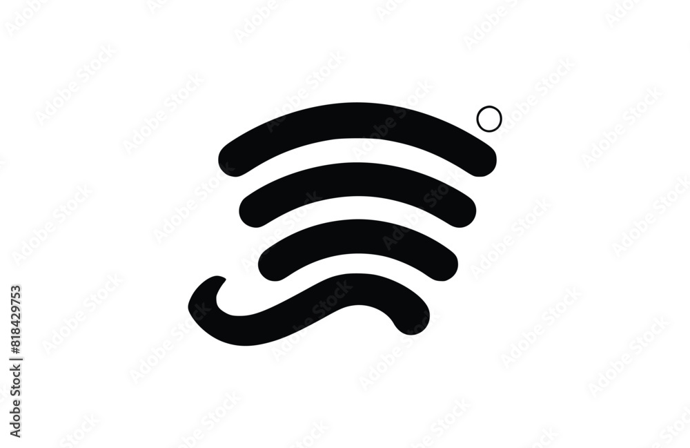 Spotify logo icon flat vector illustration. Spotify logo icon flat vector illustration.