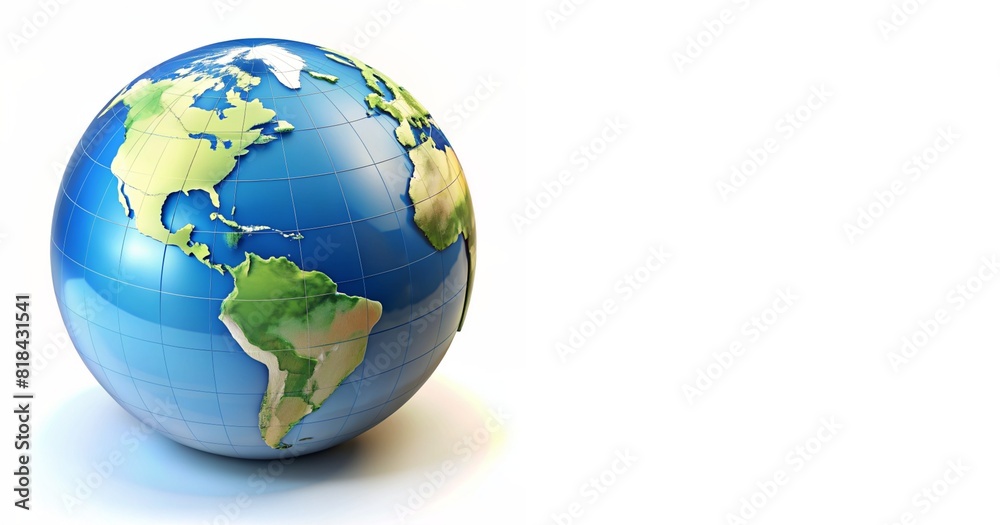 3d of globe on white background 3d of globe on white background