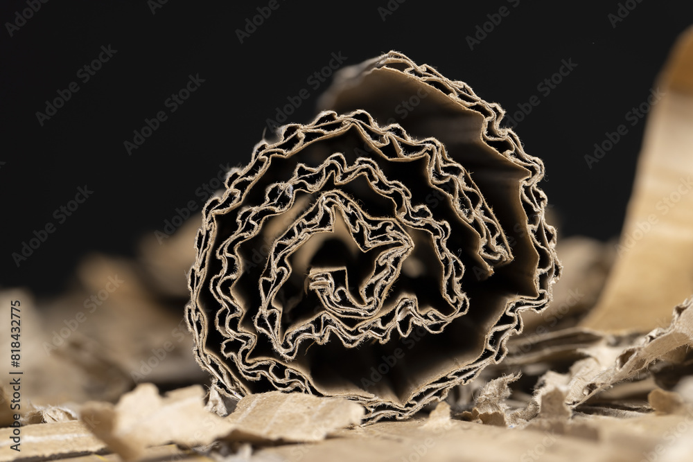 old crumpled and damaged waste paper cardboard old crumpled and damaged waste paper cardboard