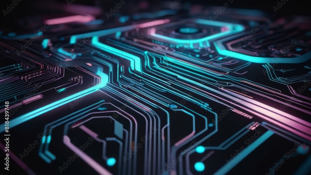 Fototapeta premium electronic circuit board