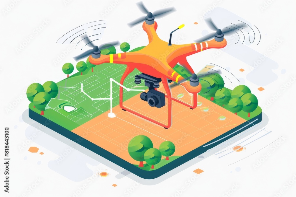 Soil health benefits from precision tech care and aerial monitoring, integrating smart crop management with potato field analysis in agricultural drone applications