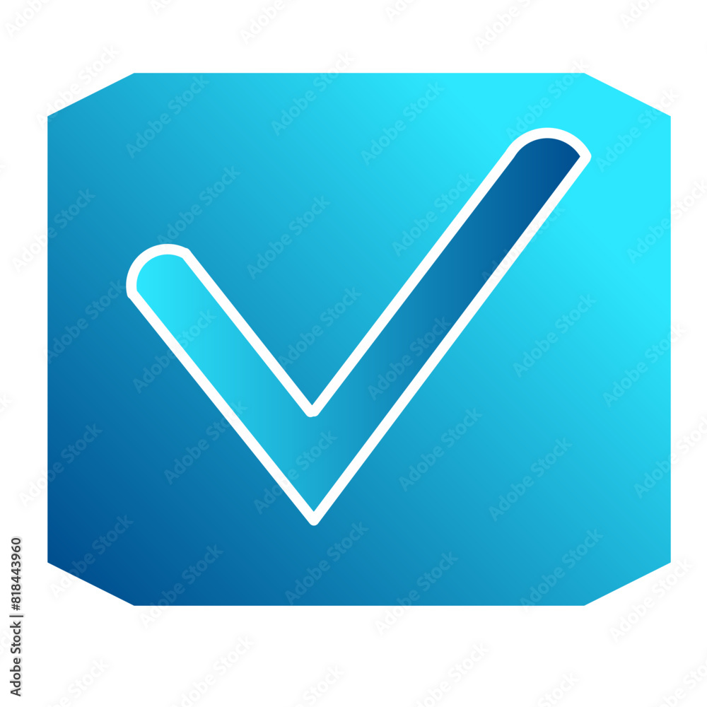 check mark single icon vector design element check mark single icon vector design element