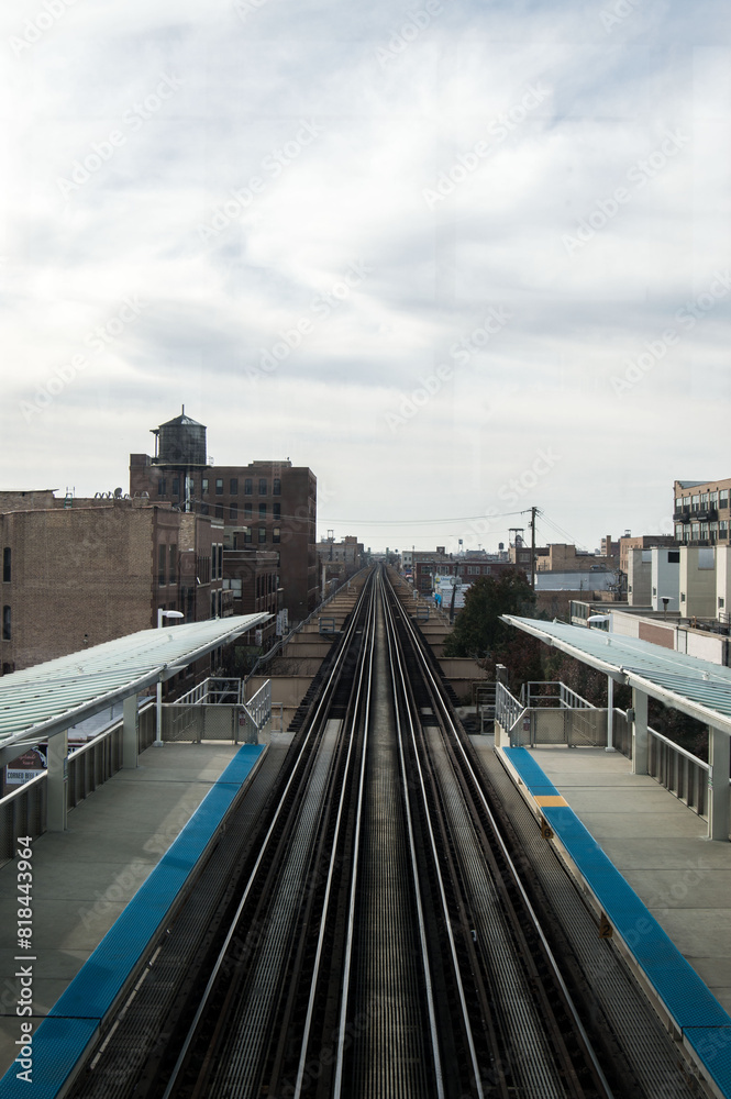 Fototapeta premium Chicago Transit Platform
