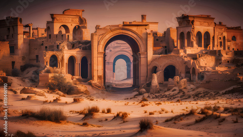 A photo of the ancient Jerash city in Jordan, showcasing its well-preserved Roman ruins.