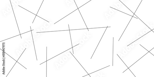 Black and gray abstract luxury geometric random chaotic lines with many squares and triangles shape background. 