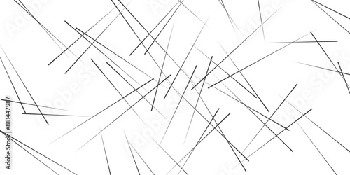 Black and gray abstract luxury geometric random chaotic lines with many squares and triangles shape background. 