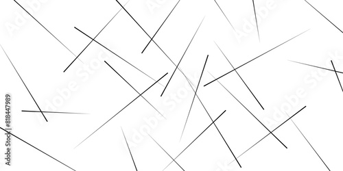 Black and gray abstract luxury geometric random chaotic lines with many squares and triangles shape background.  photo