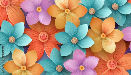 Flower decorative background