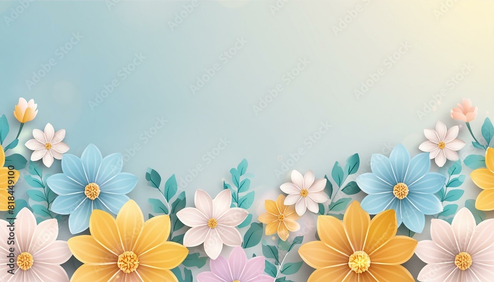Flower decorative background