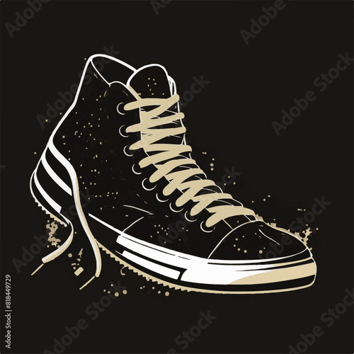 SHOES WITH UNIQUE AND COOL SPLASH AND COLORFUL EFFECTS AND AI-GENERATED VECTOR FILES - VERY SUITABLE FOR YOUR USE FOR YOUR NEEDS