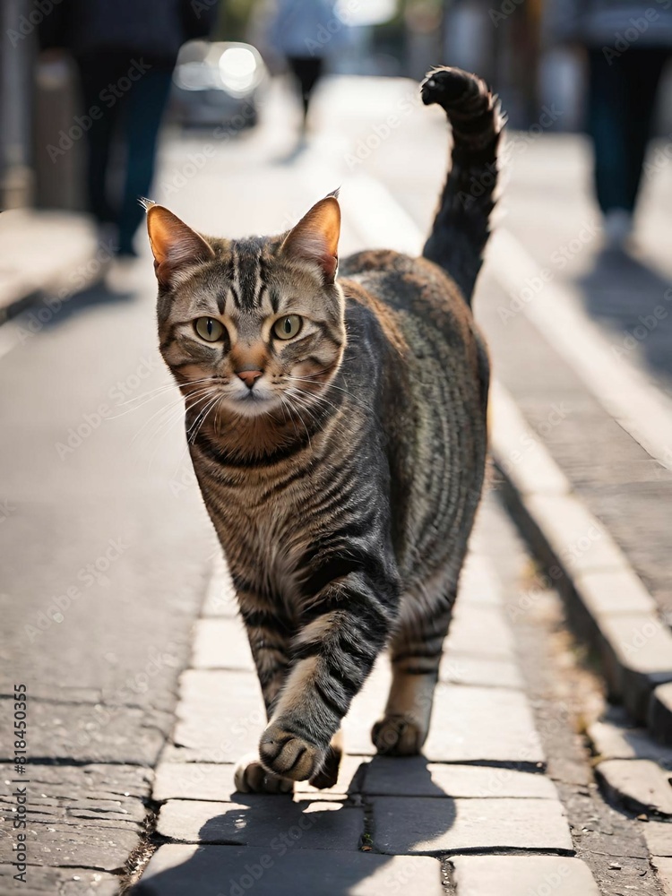 Naklejka premium portrait of cute cat